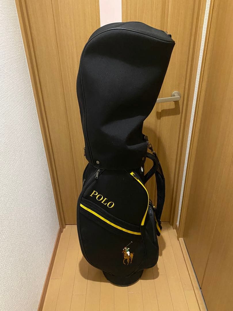 POLO ゴルフバッグ フルキャディバッグ ブラック/イエロー