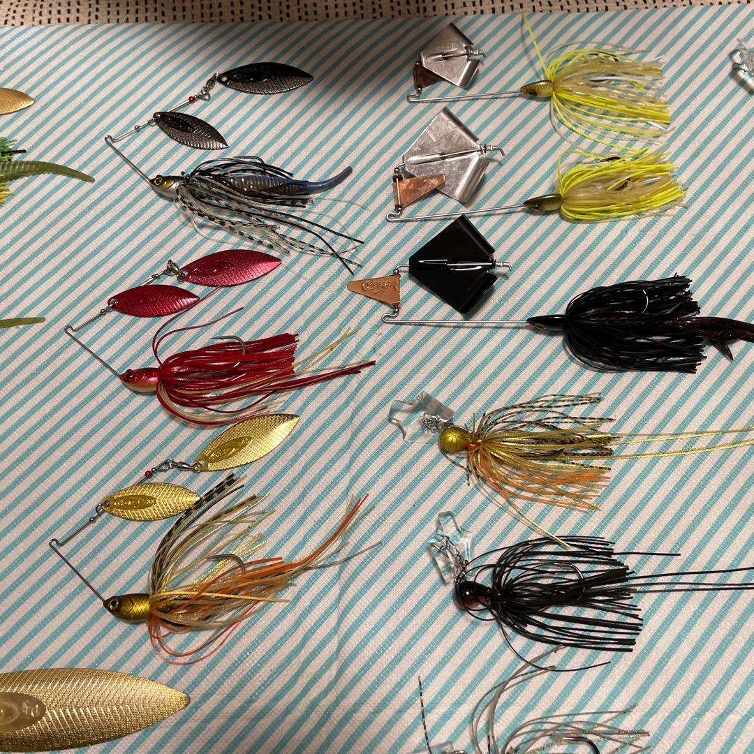 ［バス釣り引退セット］スピナーベイト、バズベイト、ブレードジグ