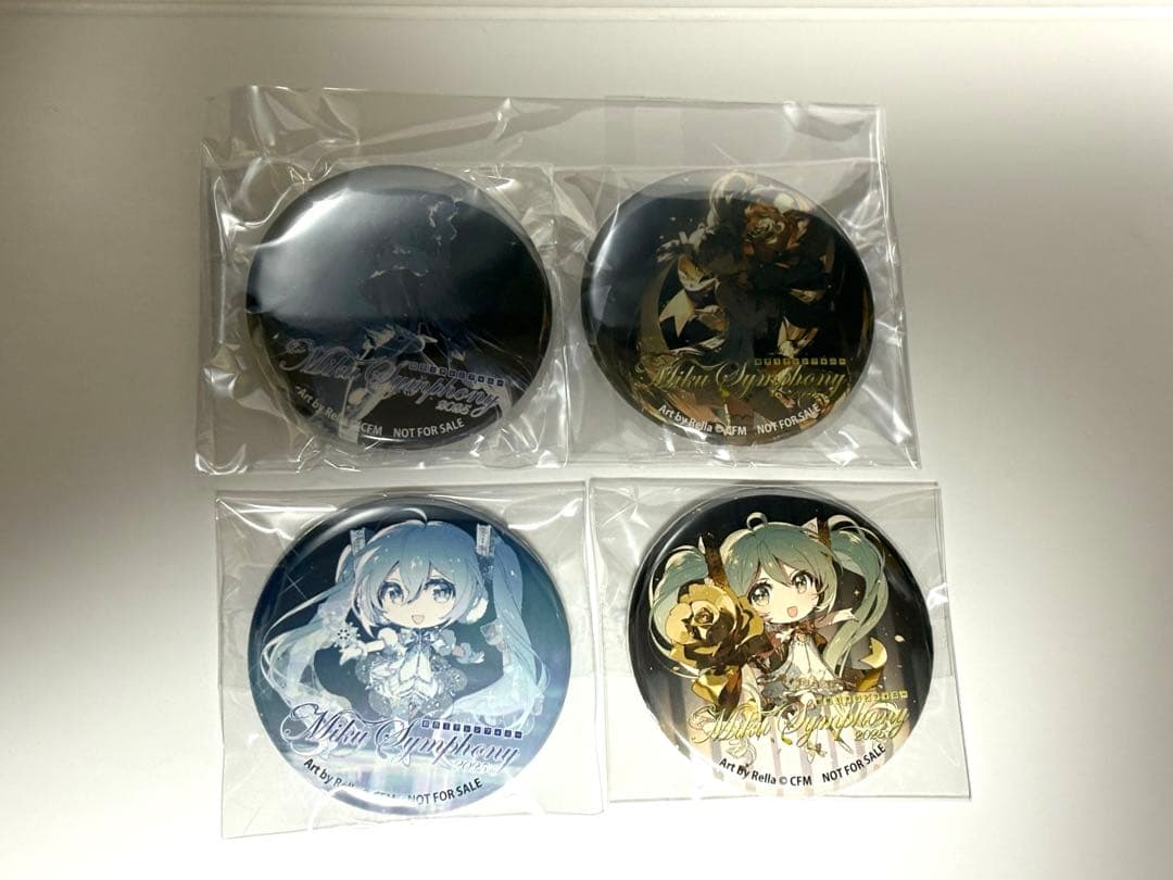 初音ミクシンフォニー10th　CD 予約特典　札幌・東京公演　缶バッジセット