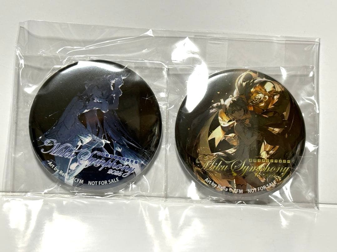 初音ミクシンフォニー10th　CD 予約特典　札幌・東京公演　缶バッジセット