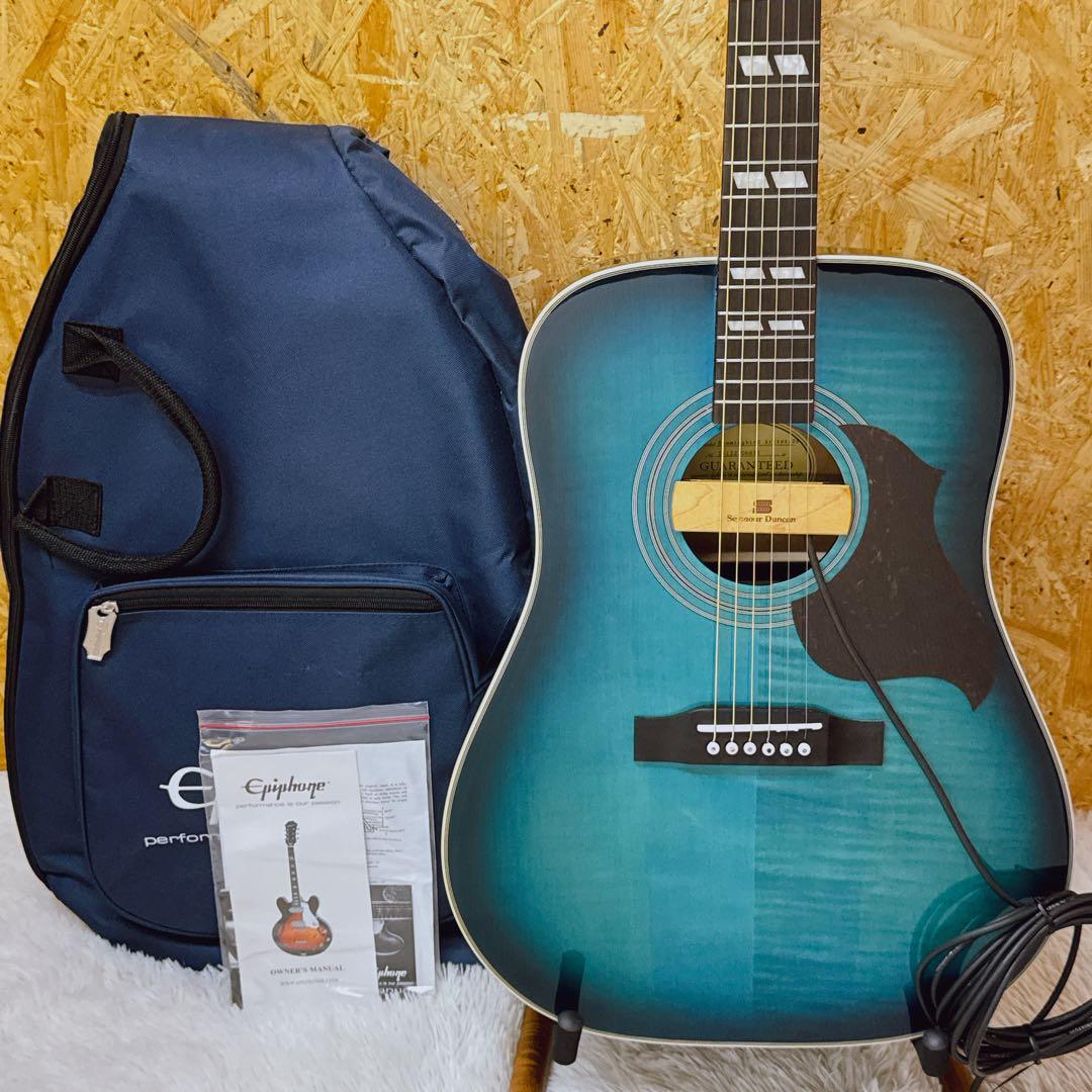 希少カラー！Epiphone hummingbird Artist ダンカンPU