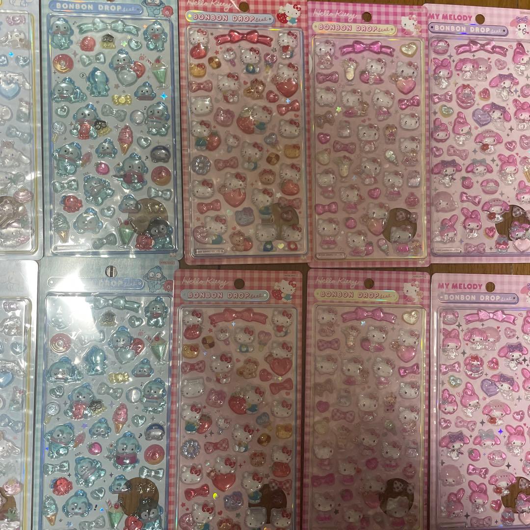ボンボンドロップシール　サンリオ　15個セット