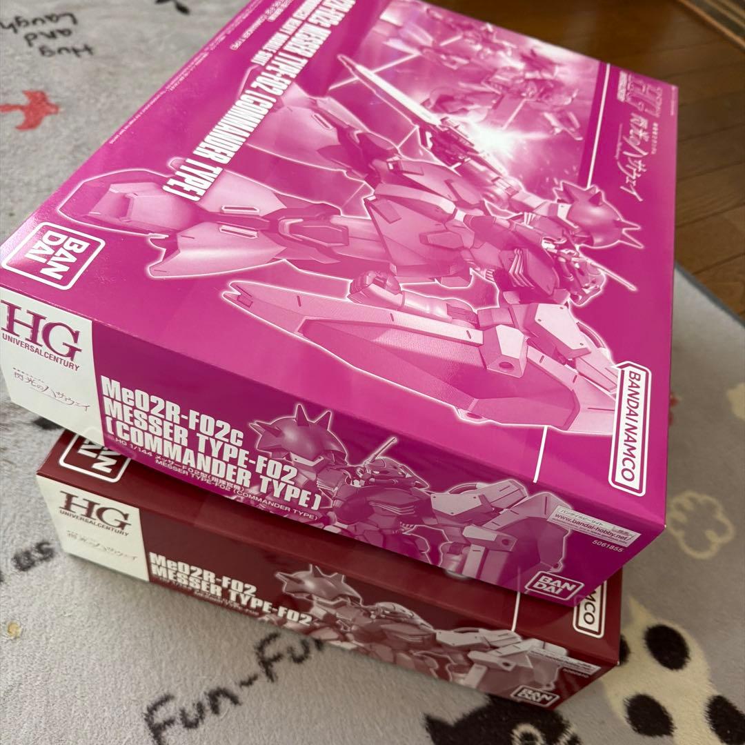 新品未組立　HG MESSER TYPE-F02 2点SET 閃光のハサウェイ