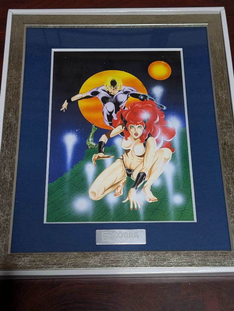 寺沢武一原画展COBRAキャラファイングラフ