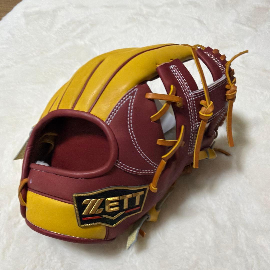 ゼット　プロステイタス軟式　内野手用　今宮モデル　湯もみ型付け済　新品