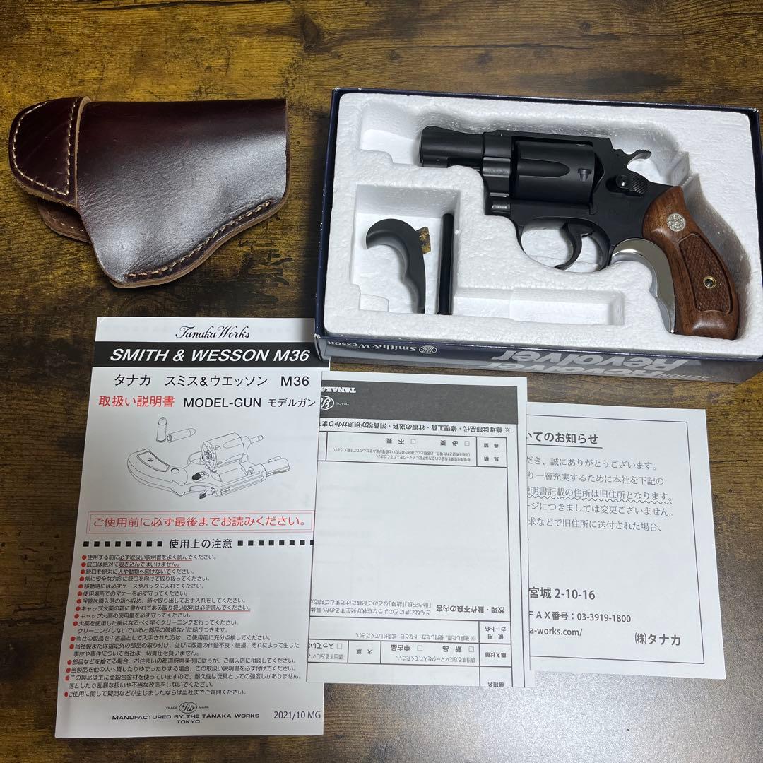タナカ　スミス&ウェッソン　M36 モデルガン　ヘビーウェイト