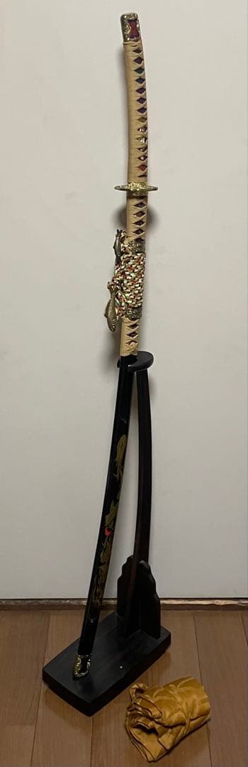 模造刀　居合刀　刀掛け　武具　y3152