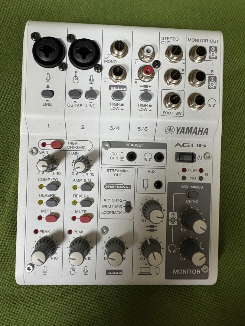 YAMAHA AG06 MK2 ミキサー