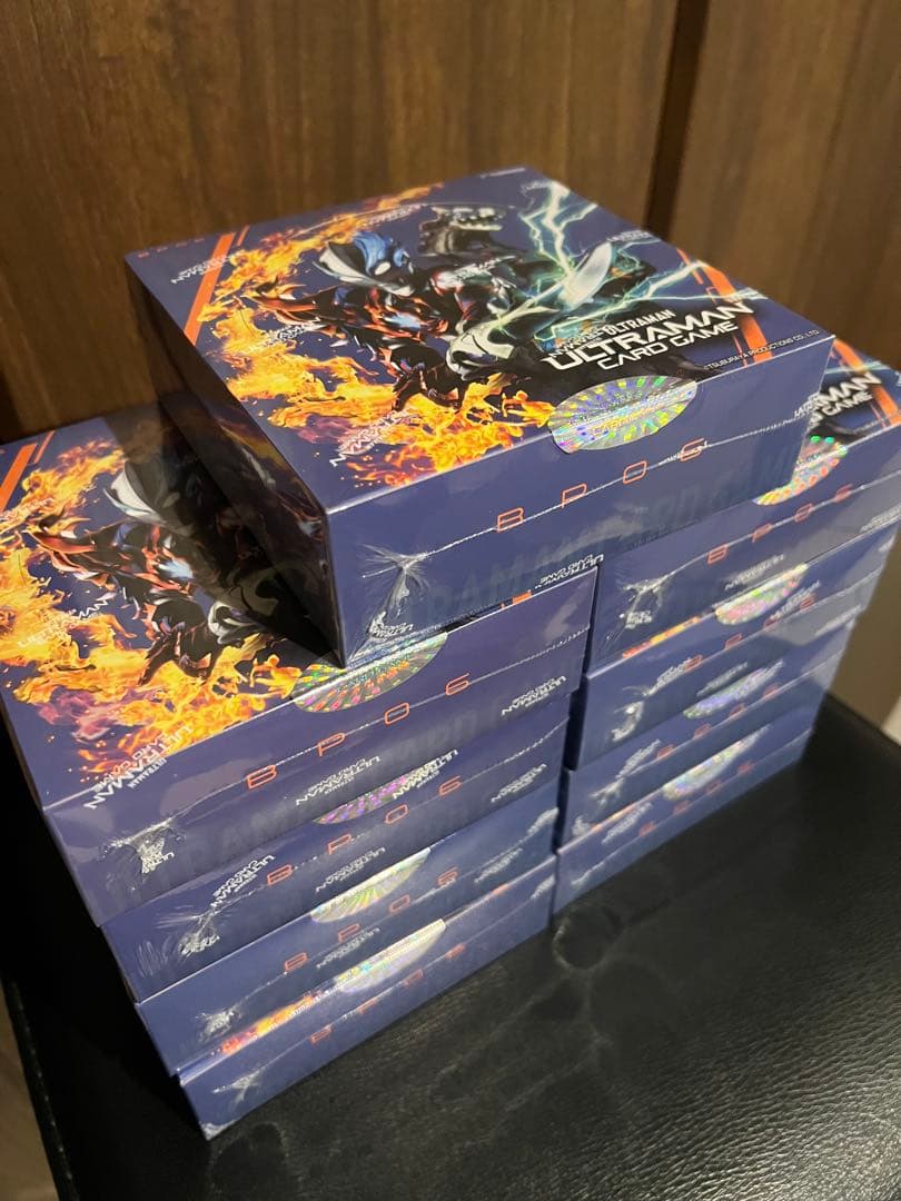 新品未開封 ウルトラマンカードゲーム 轟刃と機甲の盟友 BP06 9ボックス