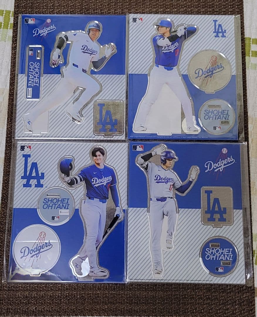 大谷翔平 アクリルスタンド 全４種類コンプリート 郵便局