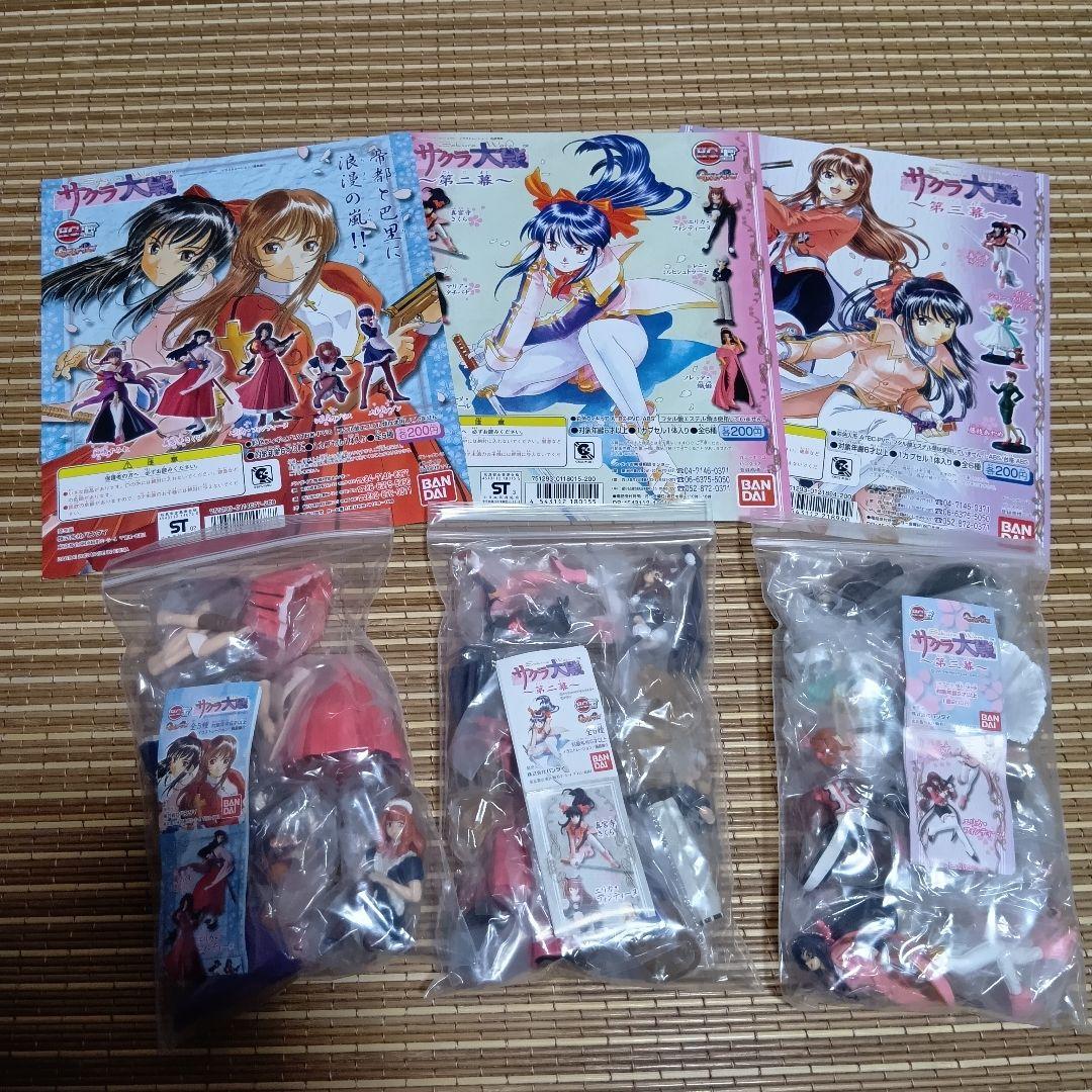 【未開封】HGIF サクラ大戦　第一幕〜三幕　全17種　+台紙3種