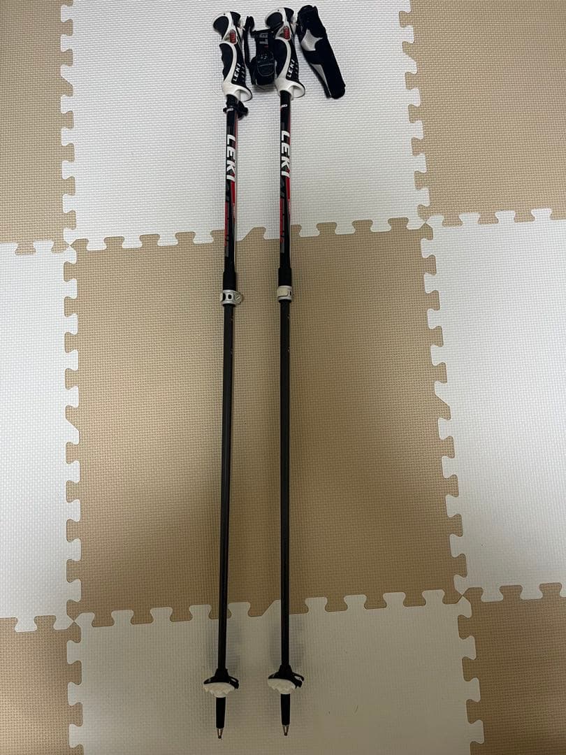 LEKI レキ　PEAKVARIO　伸縮式ストック　スキーストック　カーボン