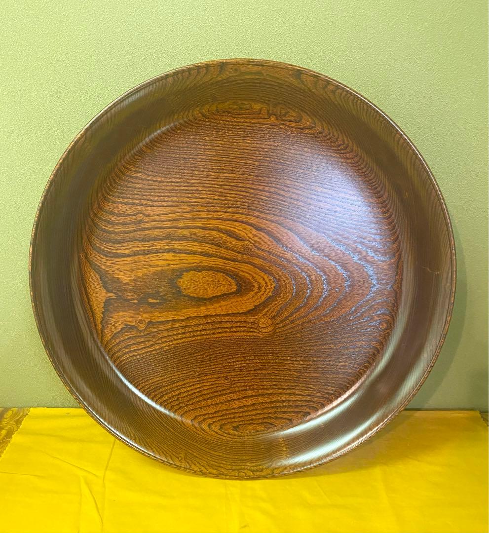 伝統工芸　山中漆器　栓材造盛鉢（飾盆）