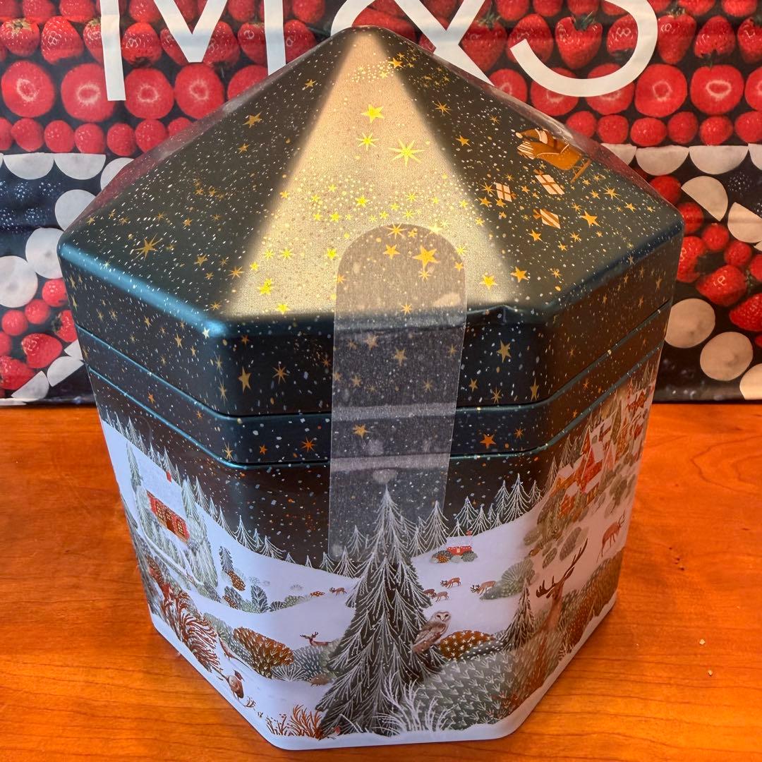 14 M&S プロジェクター缶　ジェリー缶　セット　イギリス　クリスマス