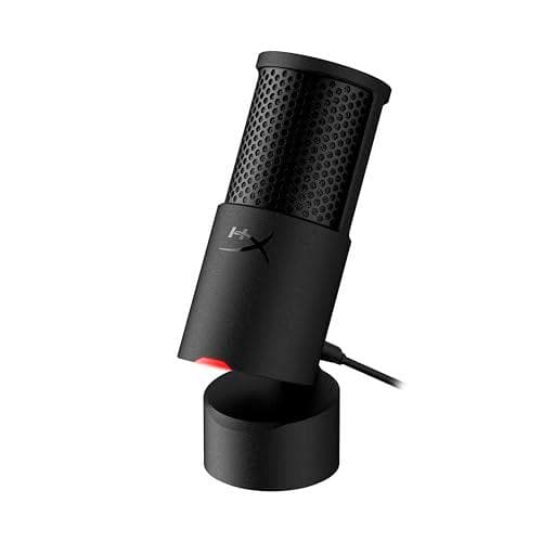 HyperX SoloCast 2 コンデンサーマイク USBマイク 内蔵ショm