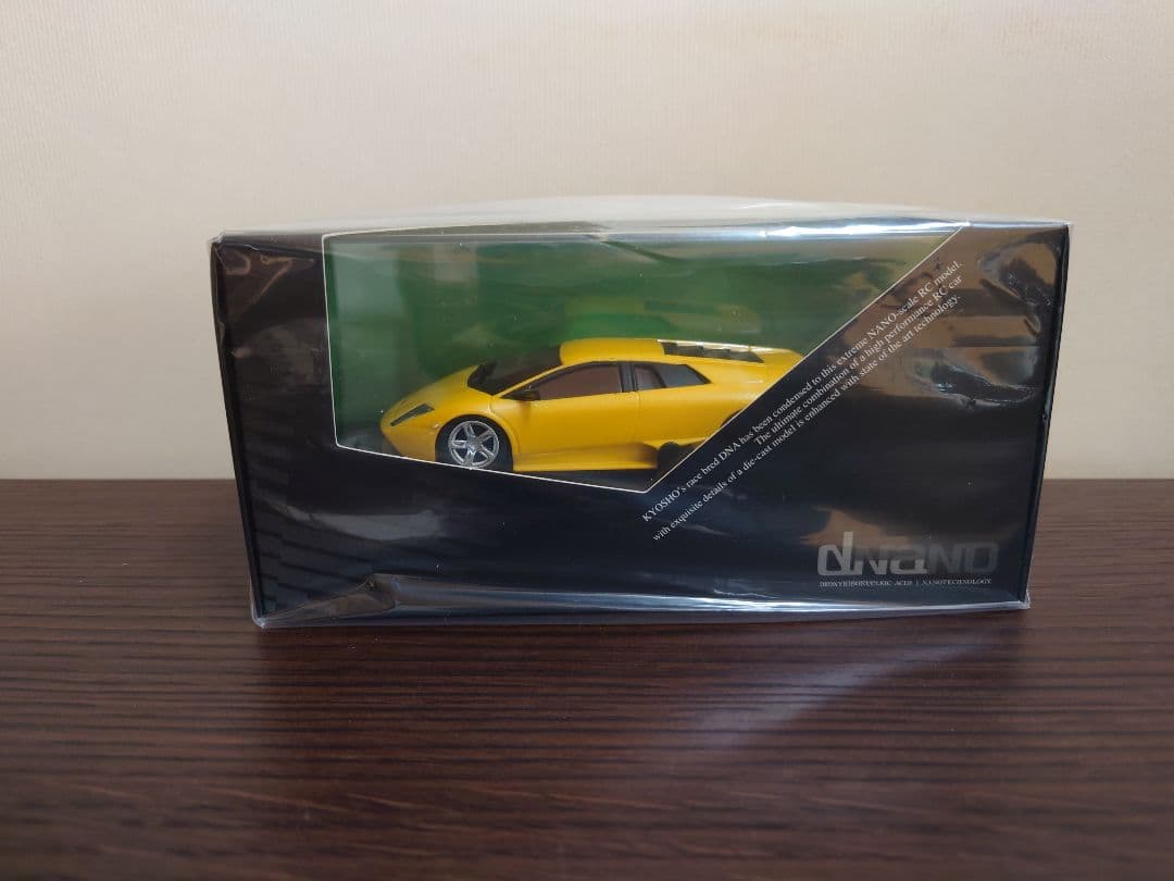 京商 dnano ランボルギーニ ムルシェラゴ　LP640 パールイエロー