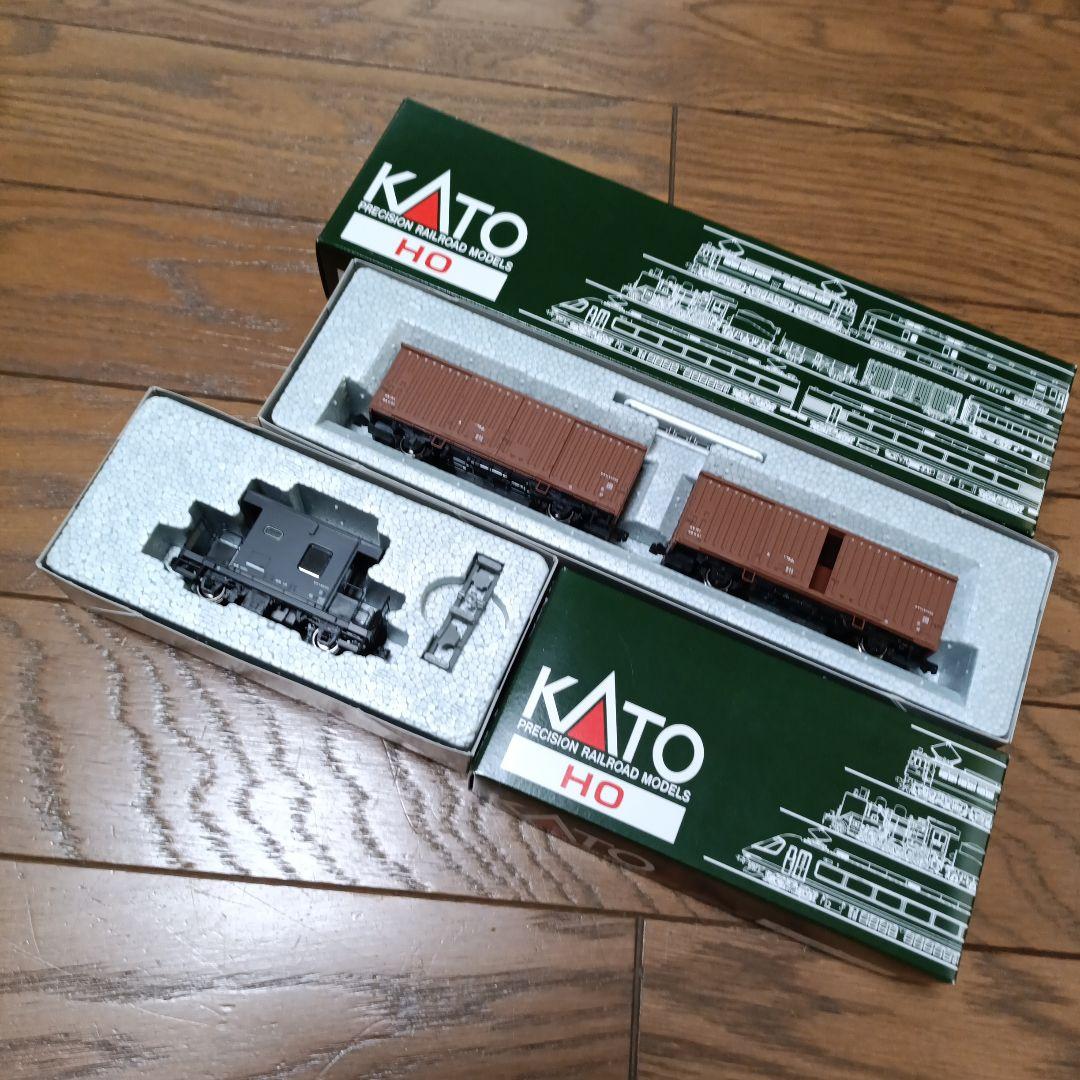 KATO HOゲージ 鉄道模型 　ョ8000・ワム80000 2両セット
