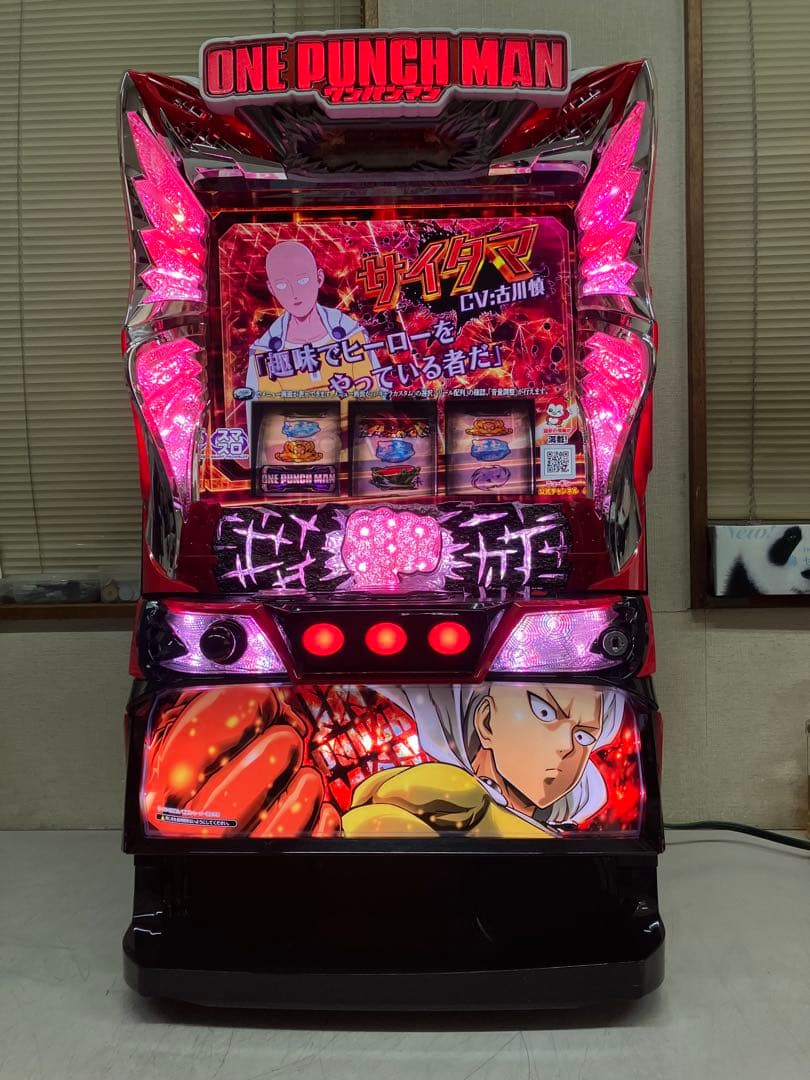 パチスロ実機　ＬワンパンマンEY 　スマスロユニット付き