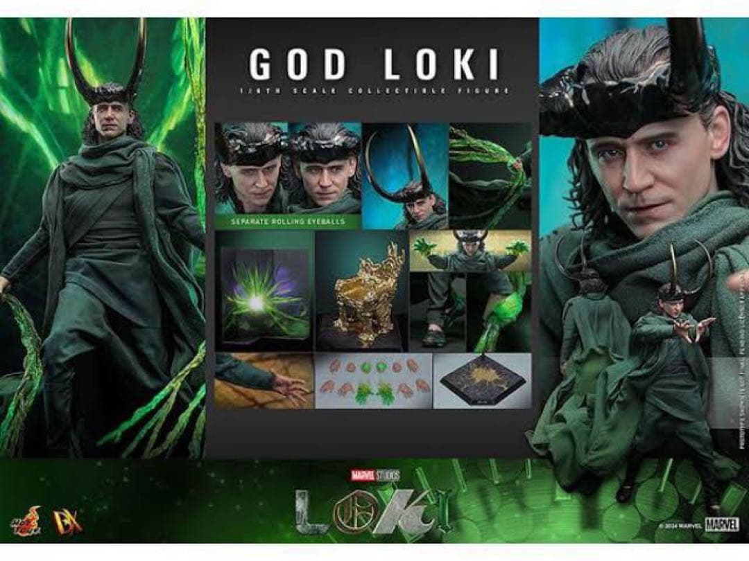 未開封 通常版 ホットトイズ ゴッド ロキ hottoys DX