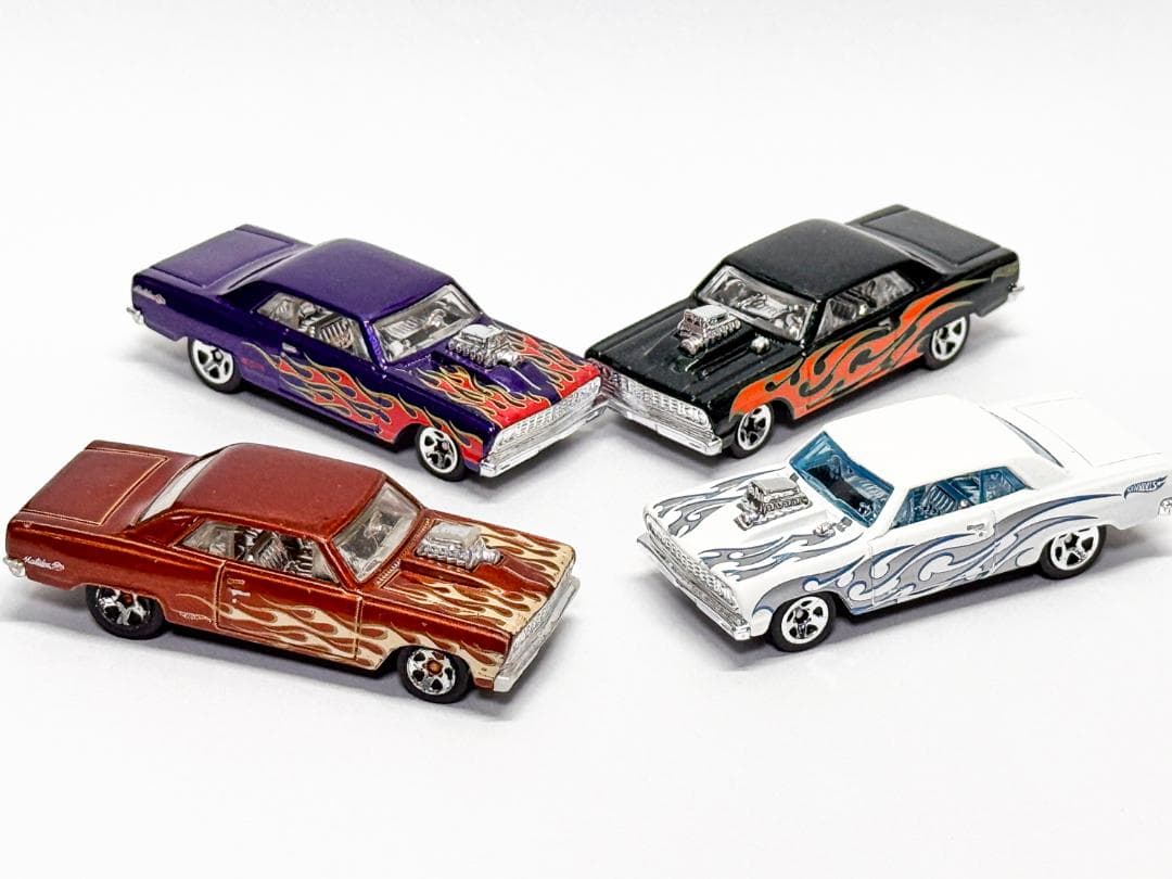 ホットウィール ★ 64 CHEVY CHEVELLE SS ★ 4台セット