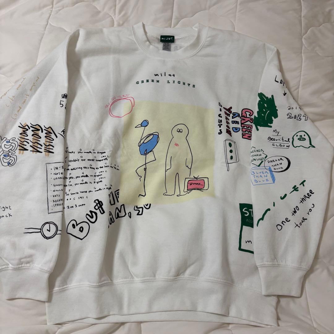 milet GREEN LIGHTSツアー Sweat Shirt Mサイズ