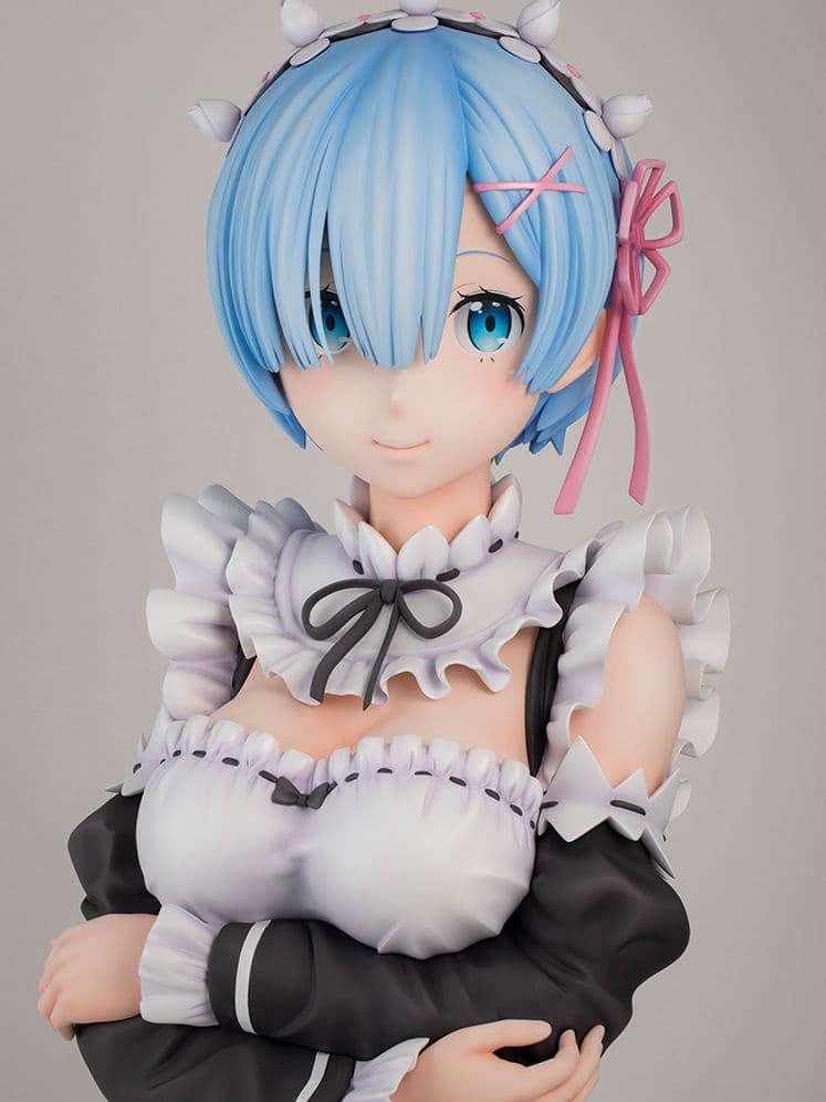 【ほぼ新品】11/18までの出品 Re:ゼロ レム 1/1 胸像フィギュア