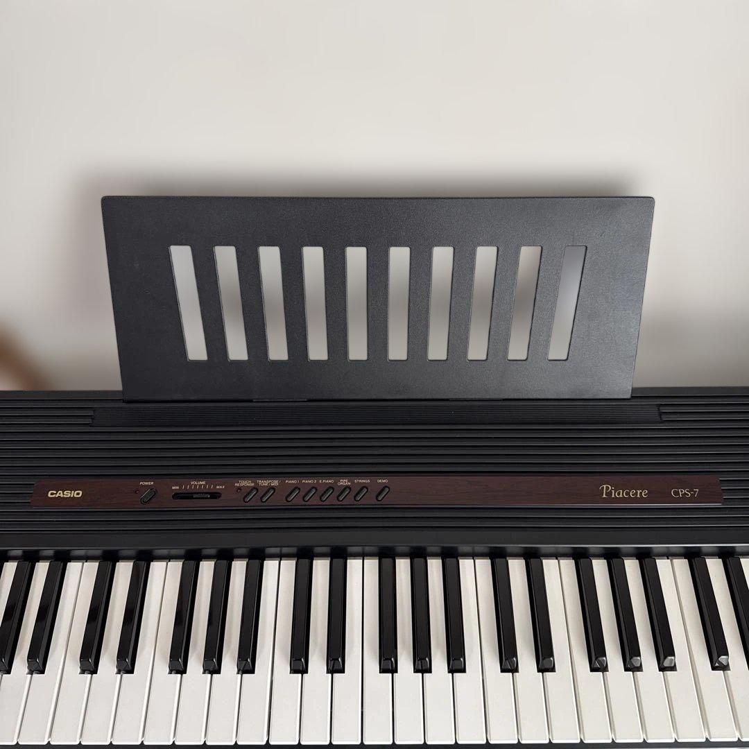 CASIO Piacere CPS-7 デジタルピアノ「ピアチェーレ」　台付き