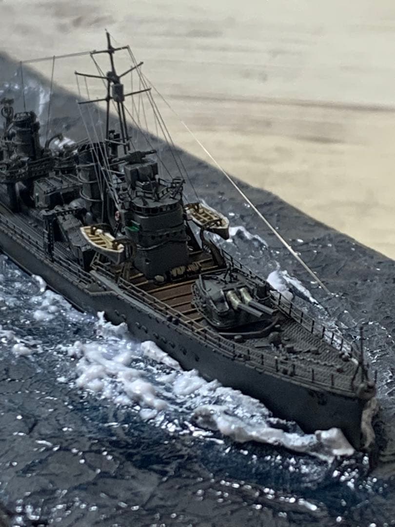 ハセガワ1/700駆逐艦夕雲　完成品