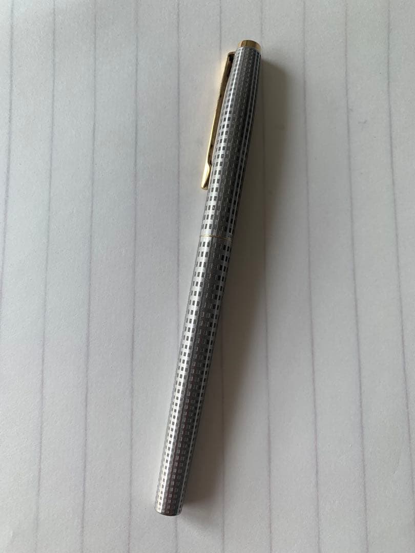 希少品 パイロット ダブルレイヤー蝕刻 18Kニブ 万年筆