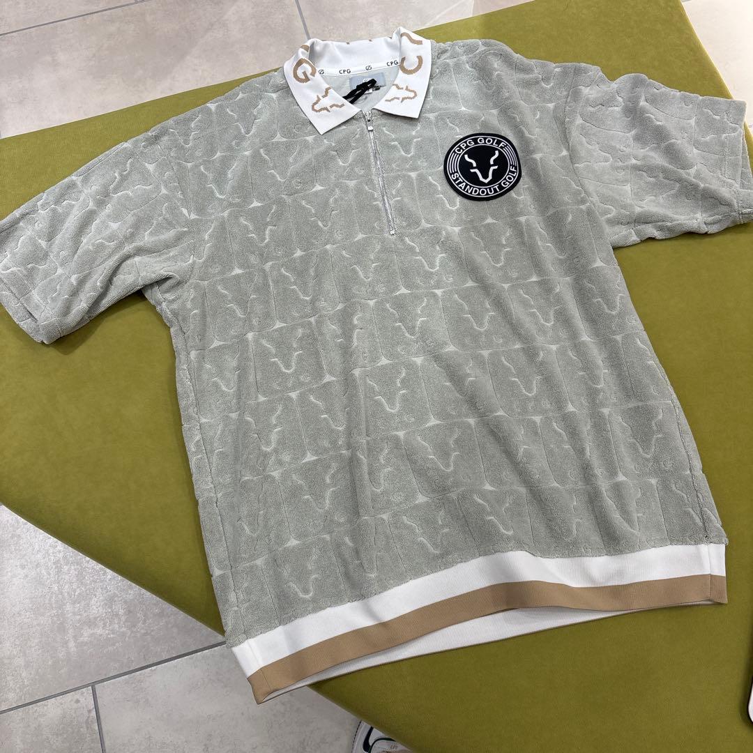 CPG GOLF ジップアップポロシャツ サイズ3