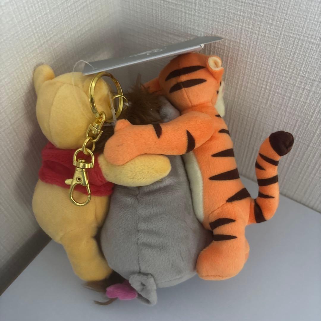 ディズニー　プーさん＆フレンズ　HUG ぬいぐるみ キーチェーン キーホルダー