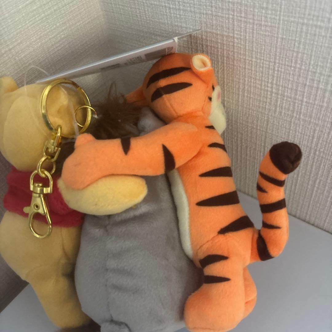 ディズニー　プーさん＆フレンズ　HUG ぬいぐるみ キーチェーン キーホルダー