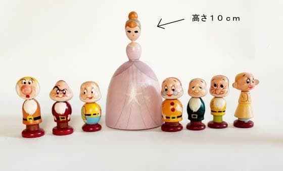 ディズニーまんがこけし「ディズニーの城」昭和レトロ