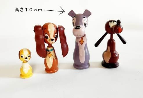 ディズニーまんがこけし「ディズニーの城」昭和レトロ