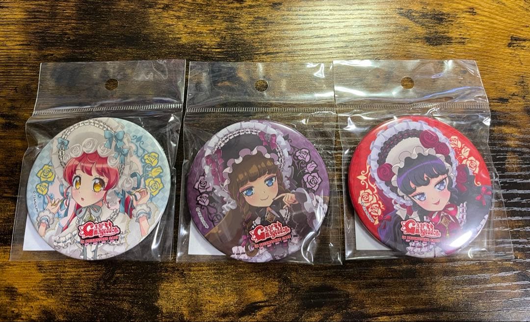 ガァルマゲドン 76mm 缶バッジ カフェ あろま みかん ガァルル