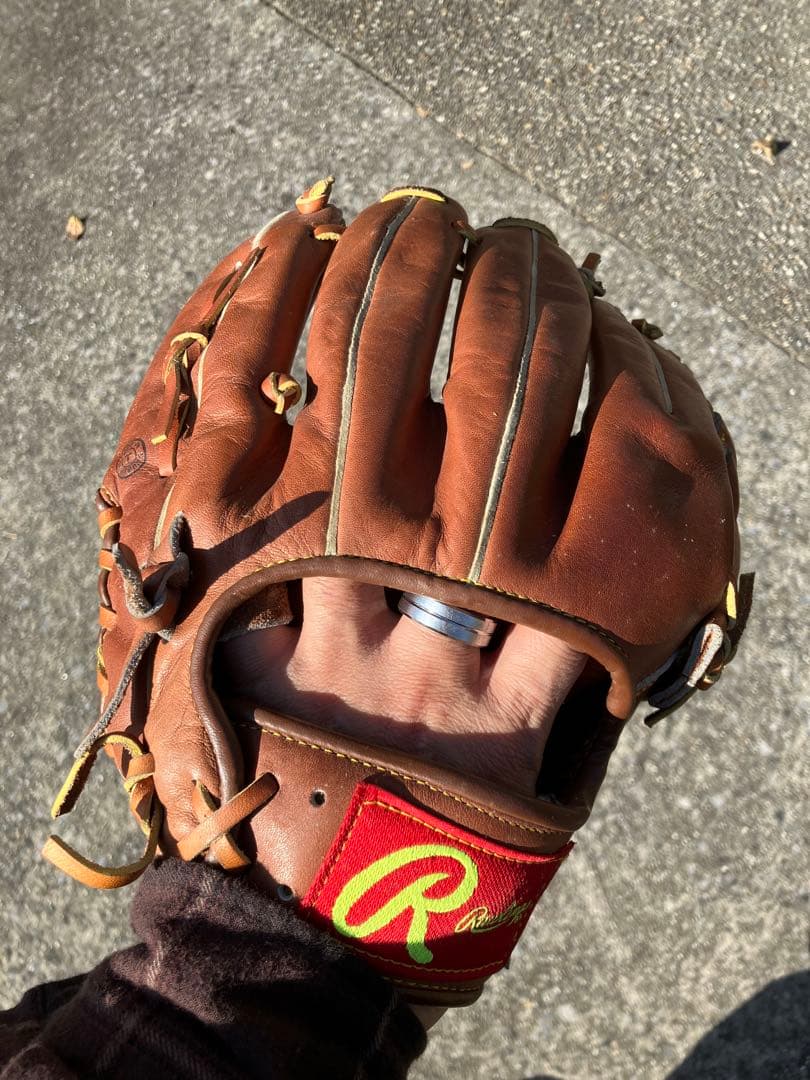 本革、未使用に近いRawlings 軟式グローブ U-Cated Heel