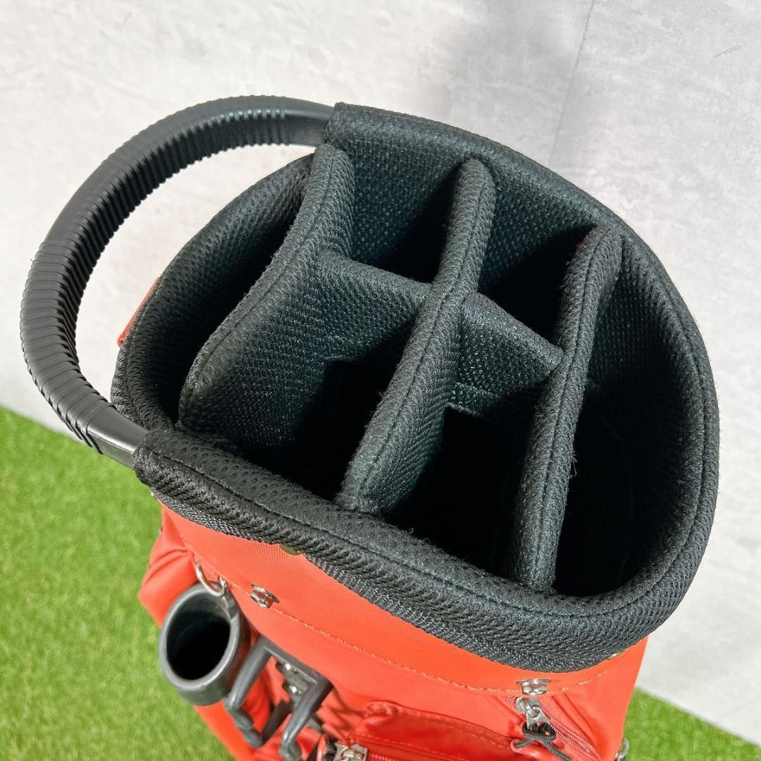 HONMA ホンマ　多機能　キャディバッグ　ゴルフ　オレンジ　希少　初心者
