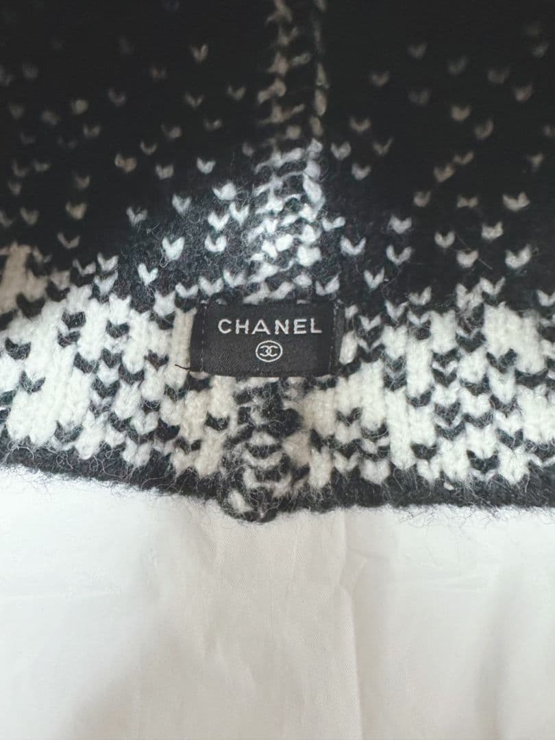 CHANEL グラデーションニットビーニー
