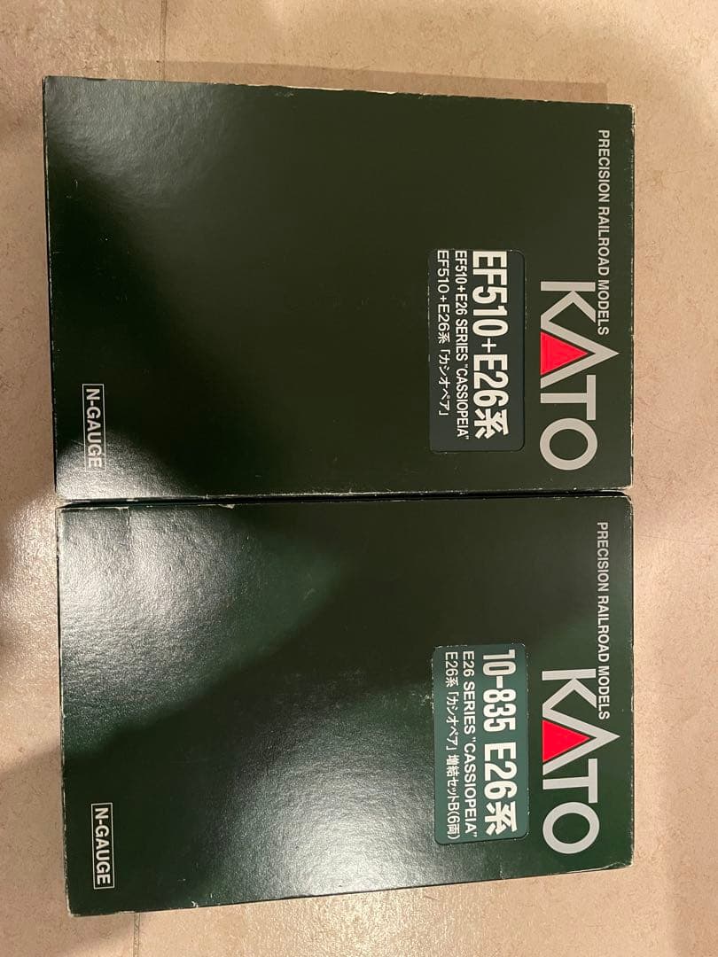 KATO EF510+E26系 10-835 E26系 Nゲージ（フルセット）