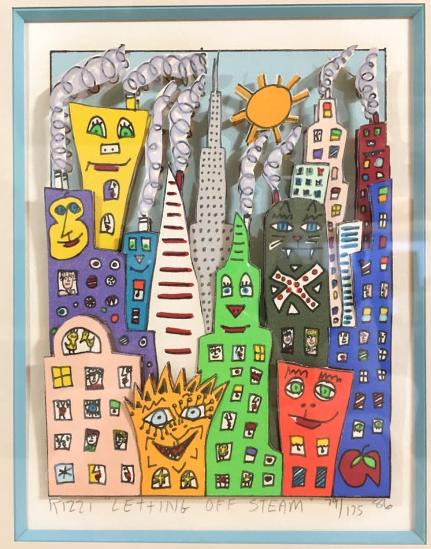 ○James rizzi ジェームス リジィ LETTING OFF STEAM