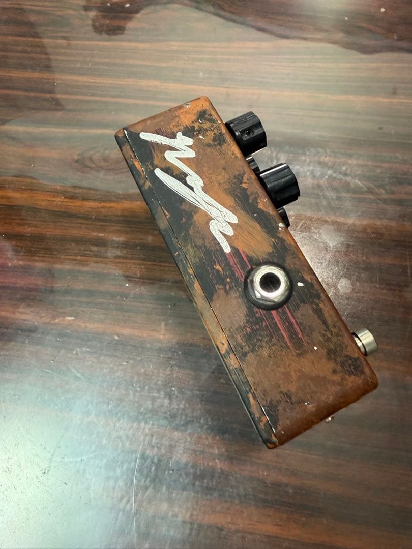 KarDiaN DS4A ディストーションエフェクター　ビルダーサイン入り