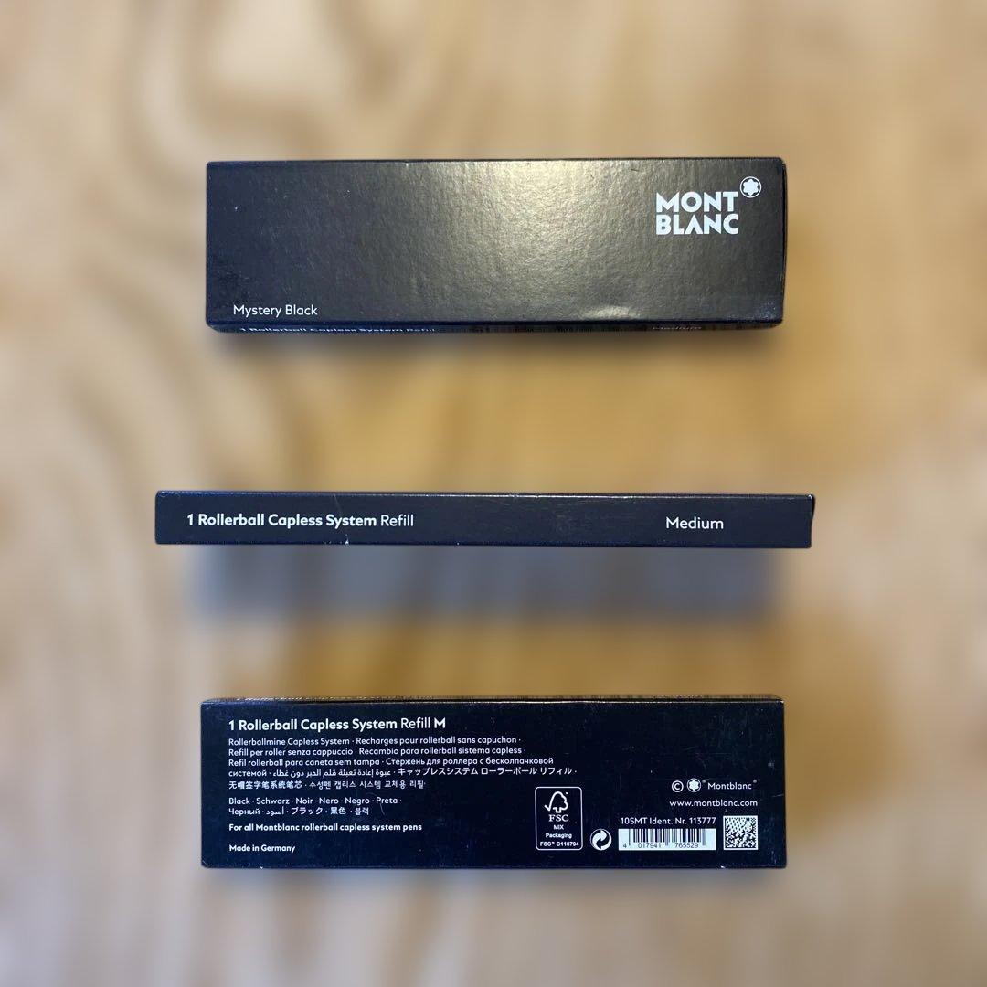MONTBLANC ローラーボール替え芯 新品　3本セット