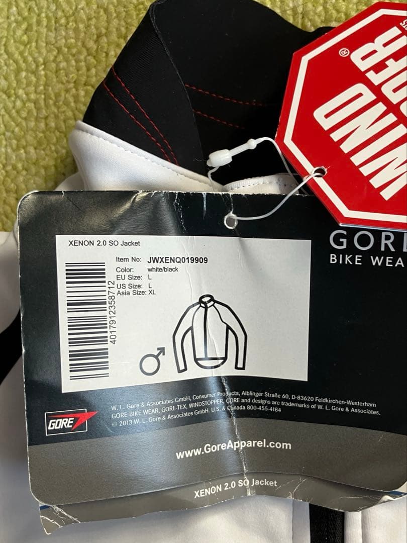 GORE /ゴア ソフトシェル ウィンドストッパー サイクルジャージ