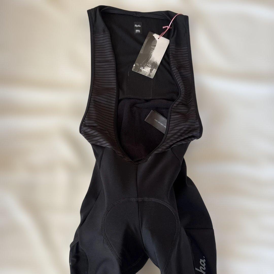 Rapha ブラック ビブタイツ S