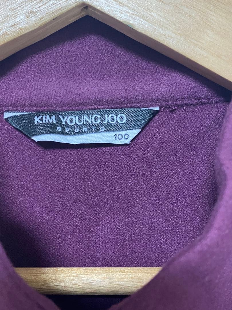 韓国有名スポーツウェアブランドKIM YOUNG JOO ハーフジップジャケット