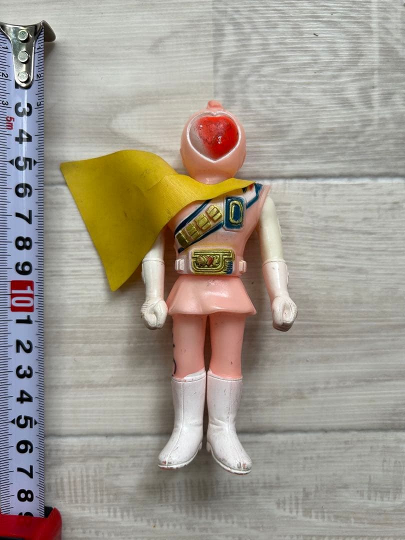 【当時物】マント付き！　ジャッカー電撃隊　ハートクイーン　ソフビ　ポピー