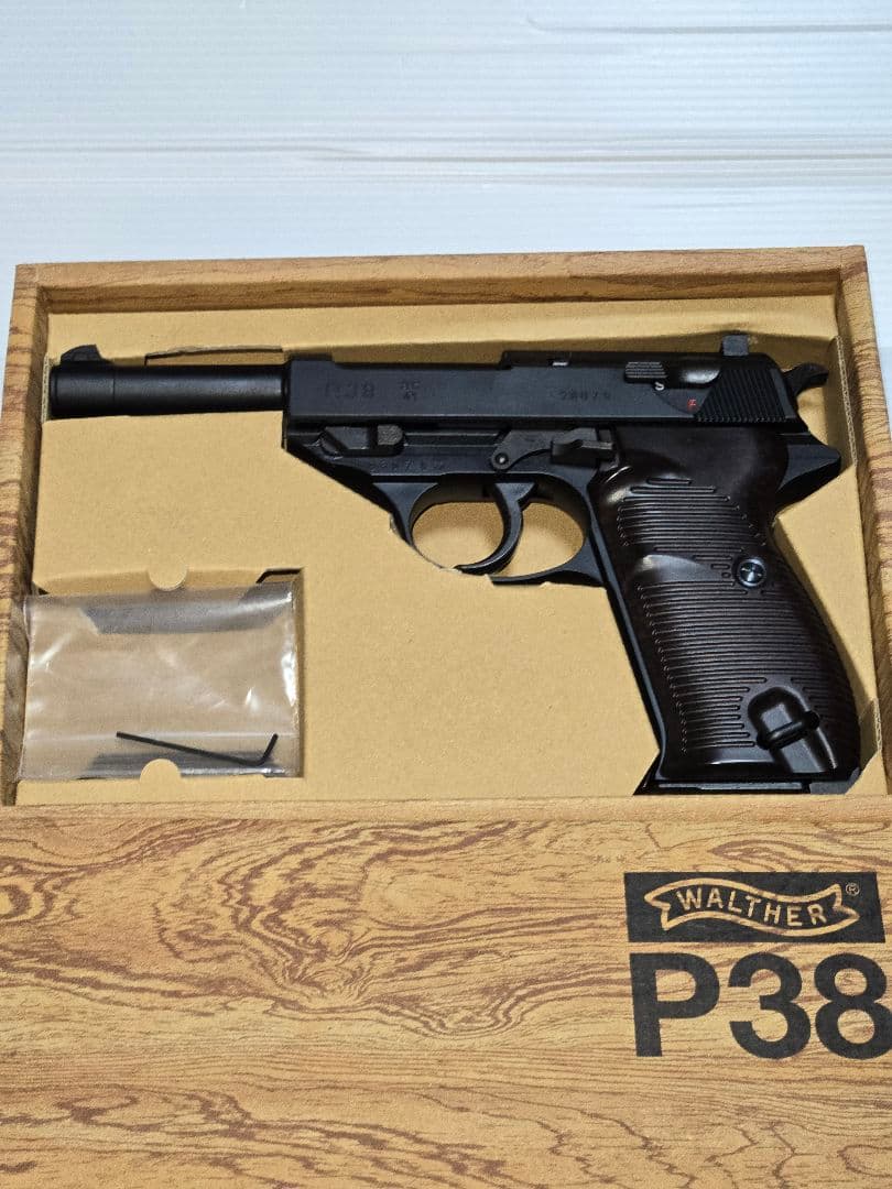 マルゼン Walther P38 ガスガンブラック ブローバック