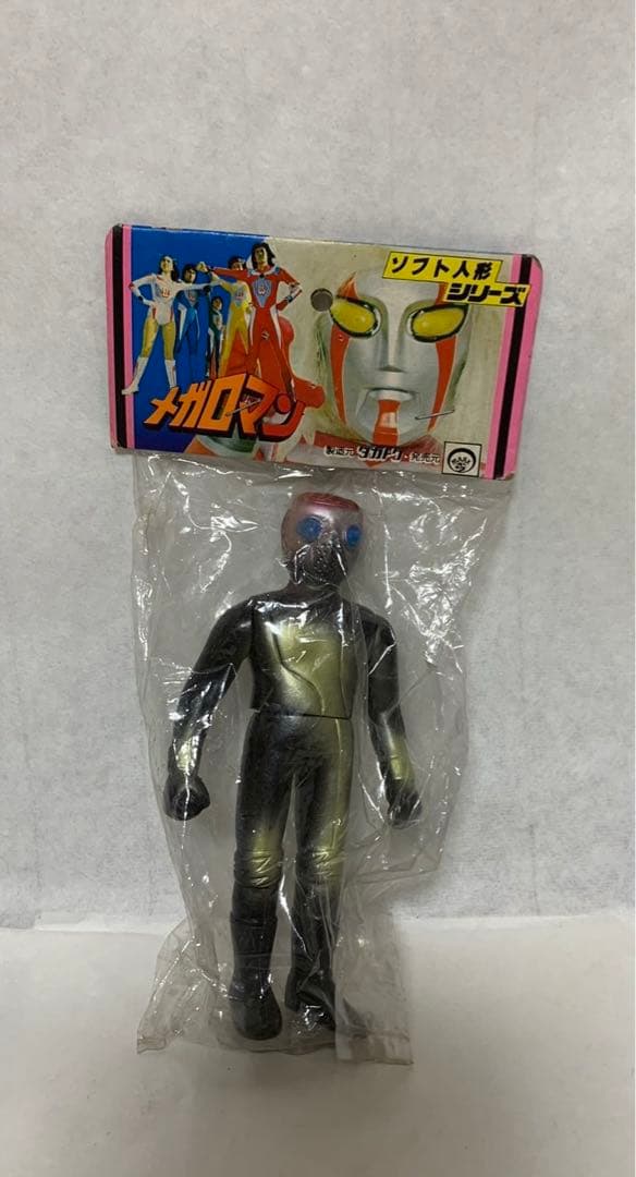 ⚠️激レア　マニアック　メガロマン黒星兵士　黒星族　　ミニソフビ　タカトク