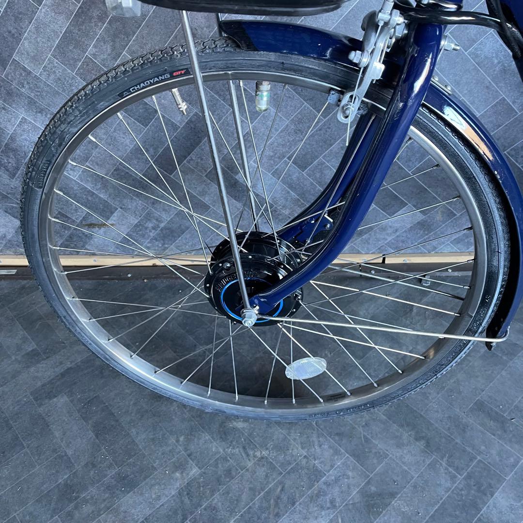 FRONTIA 電動アシスト自転車 ネイビーバッテリーB400