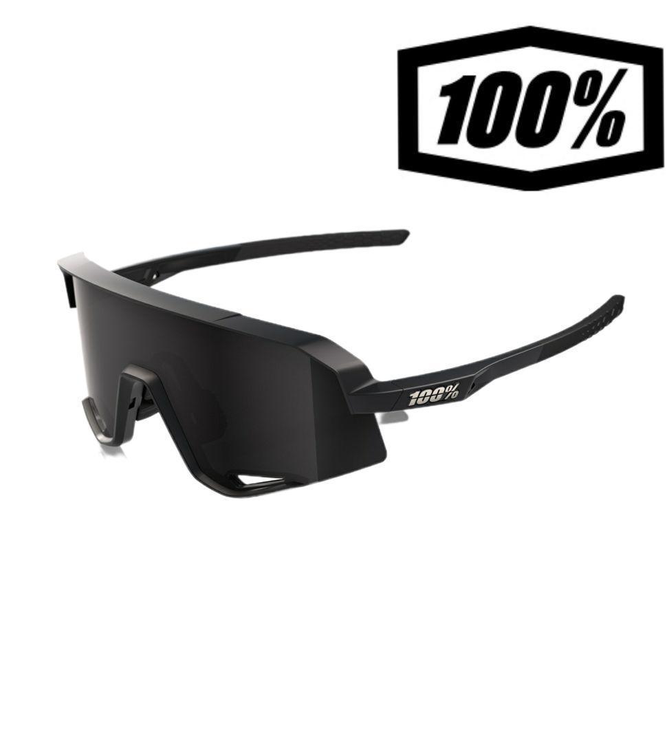 100% Slendale マットブラック ワンハンドレッド サングラス